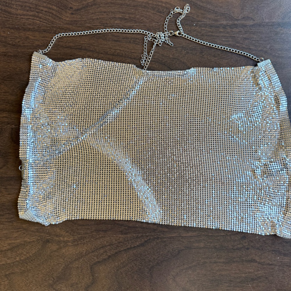 H&M Metallic Top